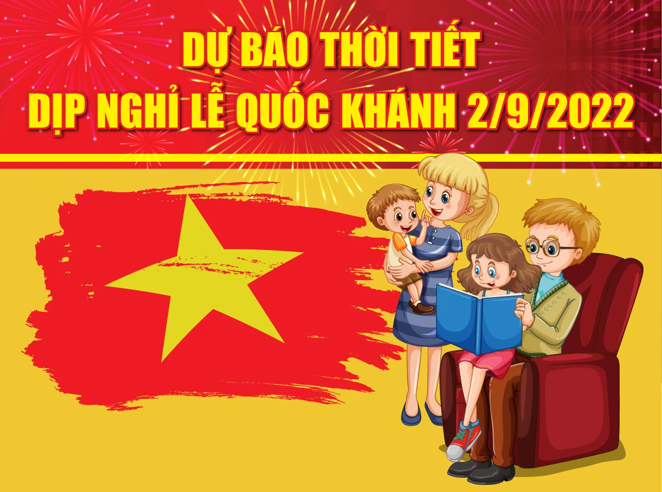 [Infographics] - Dự báo thời tiết dịp nghỉ lễ Quốc khánh 2/9/2022