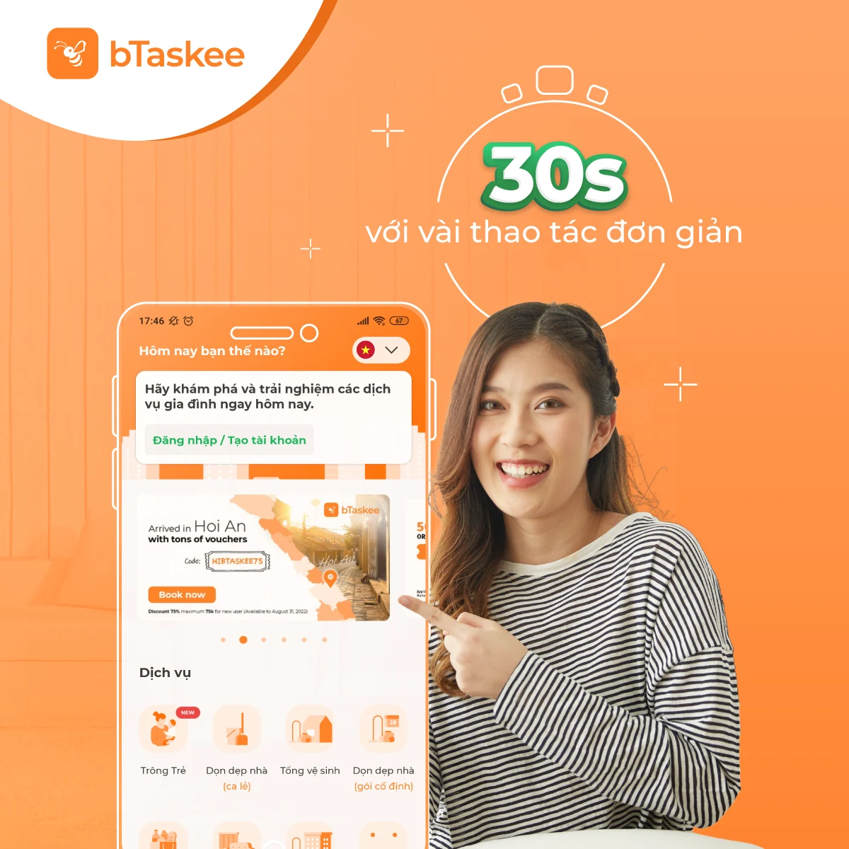 bTaskee - Không ngừng cải tiến chất lượng và đa dạng hóa dịch vụ