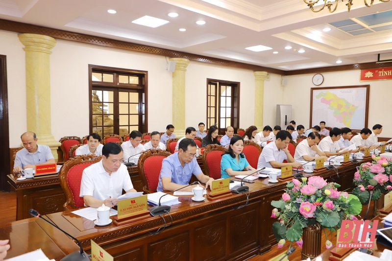Ban Thường vụ Tỉnh ủy Thanh Hóa cho ý kiến vào Đề án xây dựng và phát triển huyện Mường Lát đến năm 2030, tầm nhìn đến năm 2045 và nhiều nội dung quan trọng khác