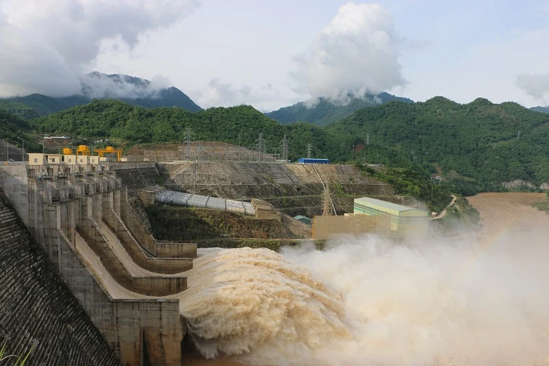 Xả lũ hồ chứa thủy điện Bá Thước 2 đến 15h ngày 18/7