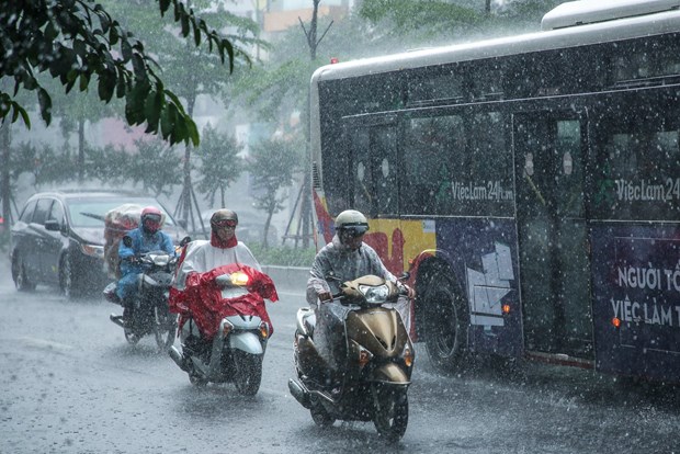 Đồng bằng và ven biển Bắc Bộ, Bắc Trung Bộ có mưa rất to