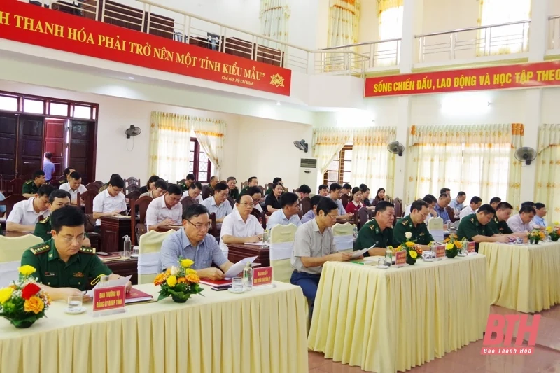 Đảng ủy BĐBP sơ kết 5 năm thực hiện quy chế phối hợp với các huyện, thị, thành uỷ ở 2 tuyến biên giới