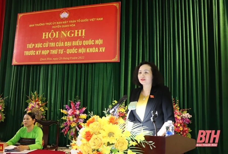 Nhiều cử tri huyện Quan Hóa kiến nghị tiếp tục được thụ hưởng chính sách xã đặc biệt khó khăn