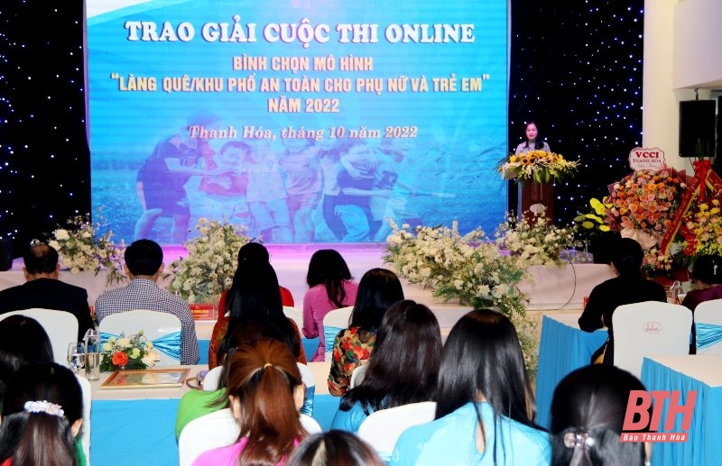 Tổng kết và trao giải Cuộc thi online bình chọn mô hình “Làng quê, khu phố an toàn cho phụ nữ và trẻ em”