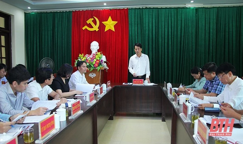 Đoàn giám sát số 3 của Thường trực HĐND tỉnh giám sát hoạt động của hệ thống y tế cơ sở tại huyện Thạch Thành