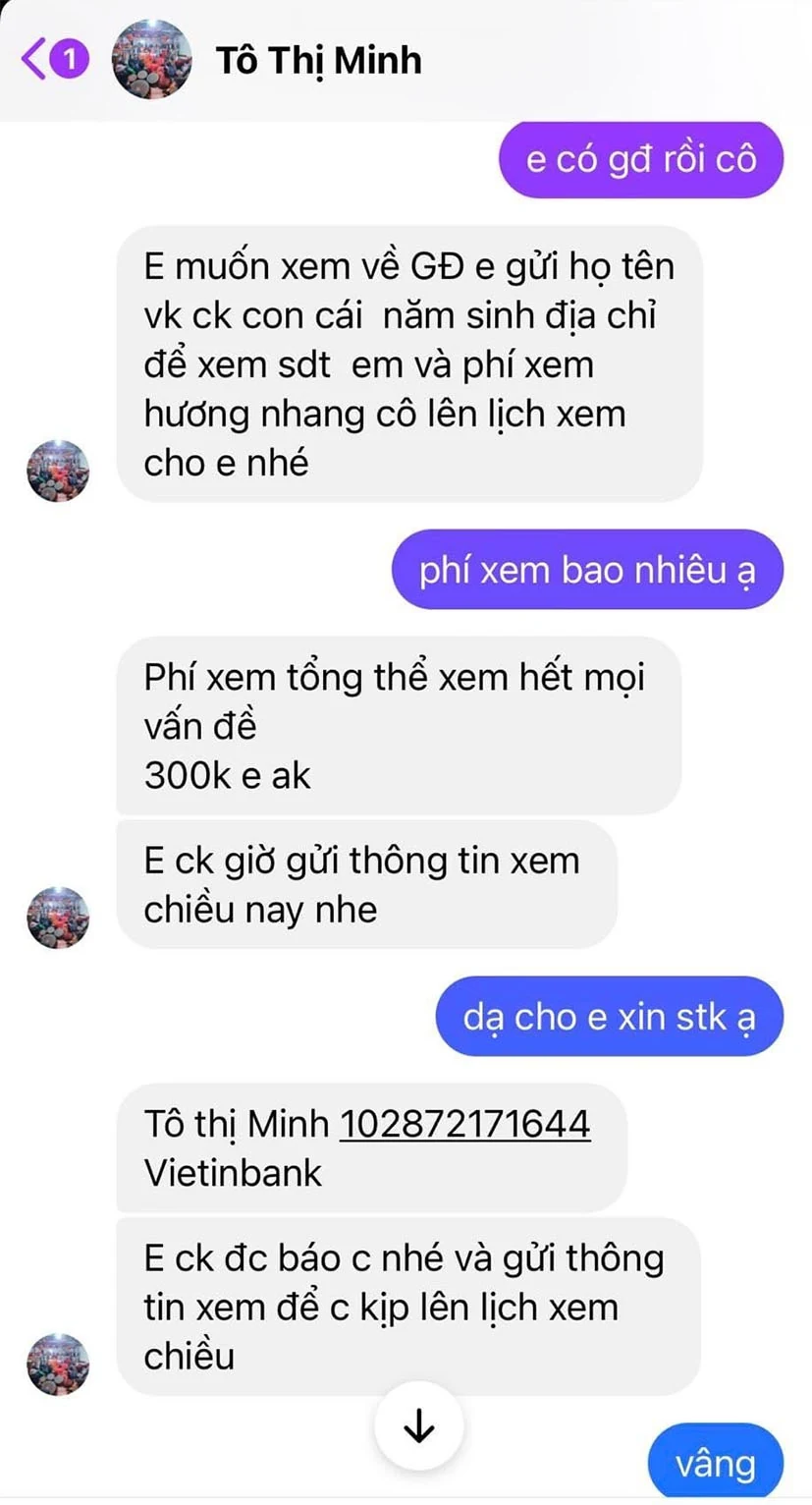 Cẩn trọng với các hình thức xem bói qua mạng