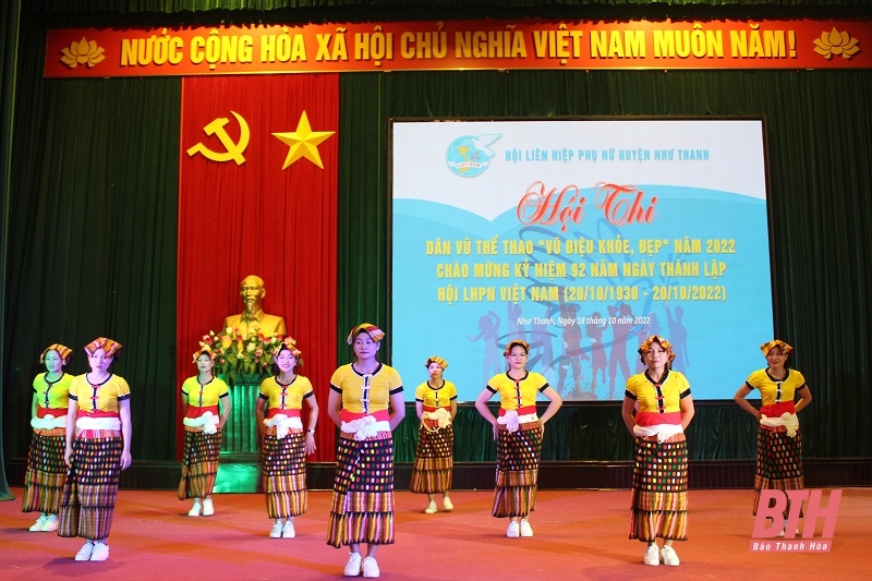 Sôi nổi hội thi dân vũ thể thao huyện Như Thanh