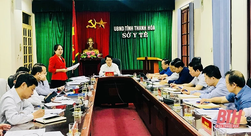 Đoàn giám sát số 3 của Thường trực HĐND tỉnh giám sát hoạt động của hệ thống y tế cơ sở tại Sở Y tế