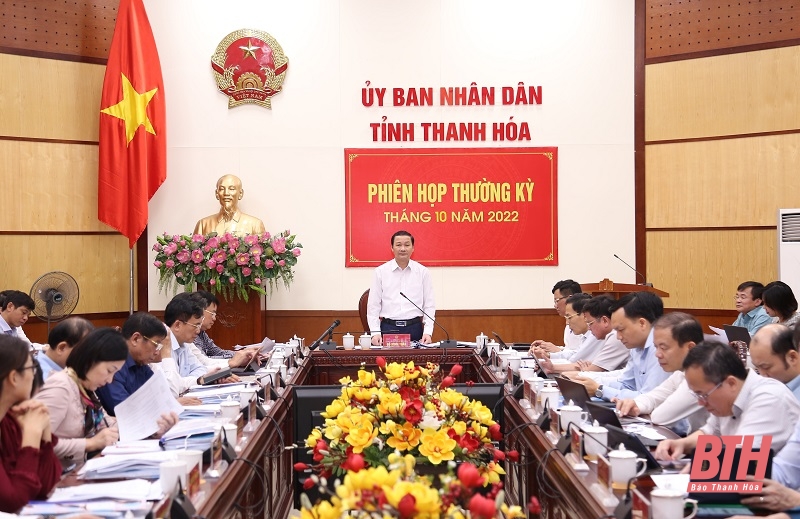 UBND tỉnh họp phiên thường kỳ tháng 10: Đánh giá, cho ý kiến vào nhiều nội dung quan trọng