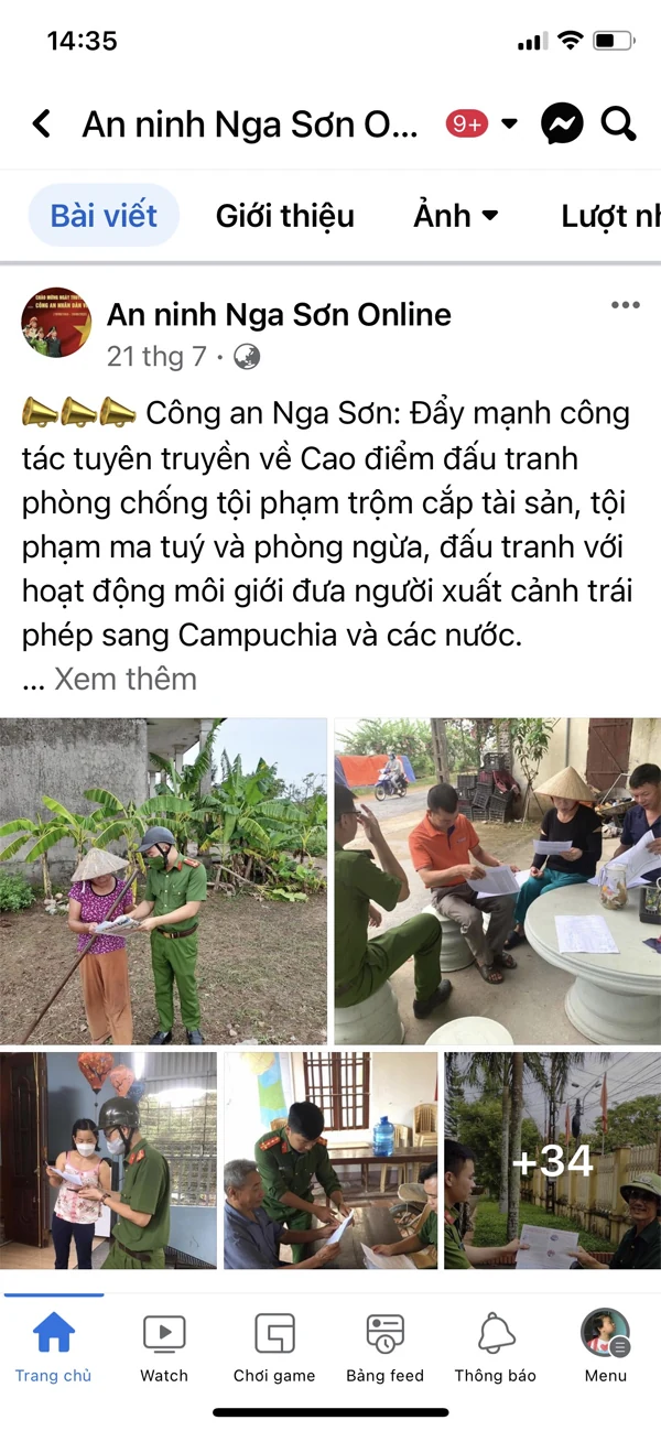 Hiệu quả từ việc ứng dụng mạng xã hội trong công tác đảm bảo an ninh - trật tự