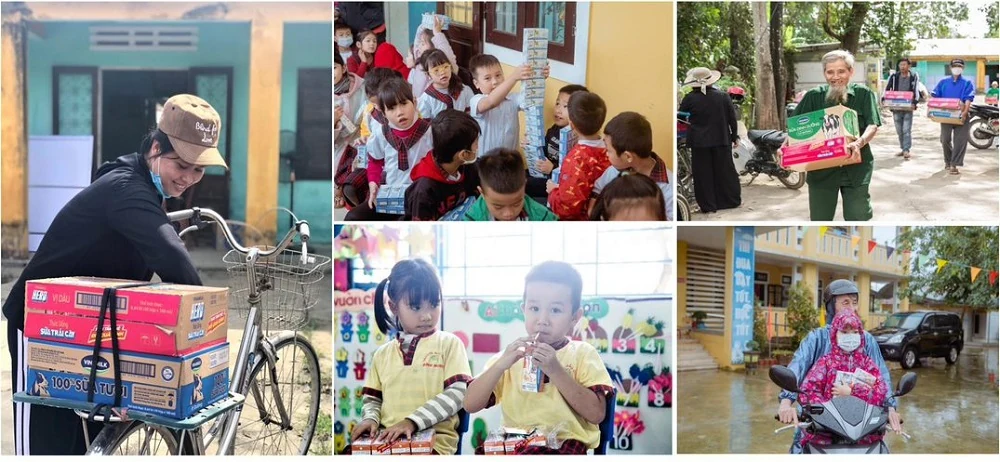 Vinamilk ủng hộ hơn 1 tỷ đồng sản phẩm dinh dưỡng cho các tỉnh miền Trung bị ảnh hưởng bởi lũ lụt