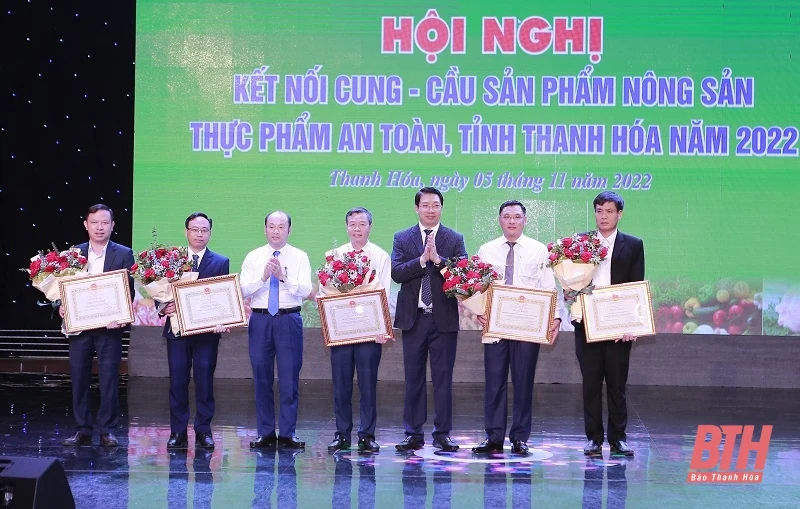 Hội nghị kết nối cung - cầu sản phẩm nông sản, thực phẩm an toàn tỉnh Thanh Hóa năm 2022
