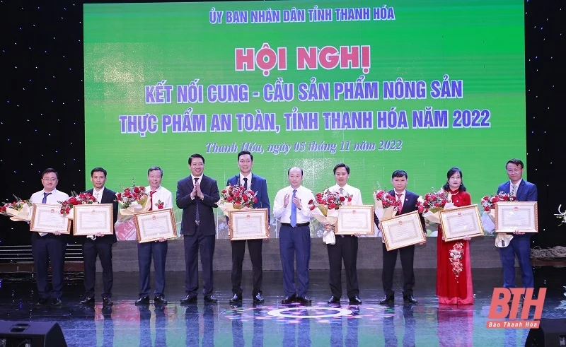 Hội nghị kết nối cung - cầu sản phẩm nông sản, thực phẩm an toàn tỉnh Thanh Hóa năm 2022