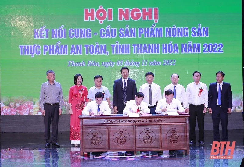 Hội nghị kết nối cung - cầu sản phẩm nông sản, thực phẩm an toàn tỉnh Thanh Hóa năm 2022