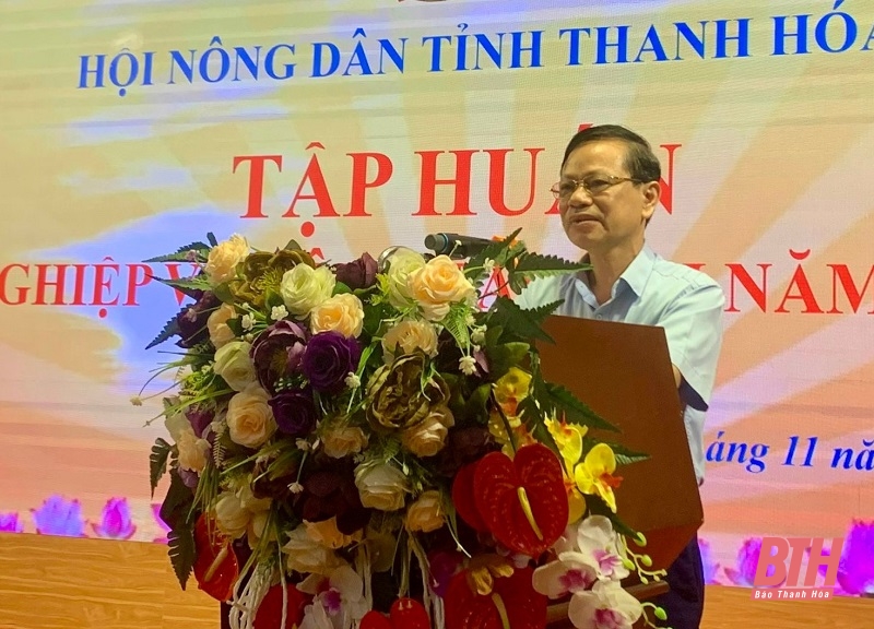 Tập huấn nghiệp vụ công tác Hội Nông dân