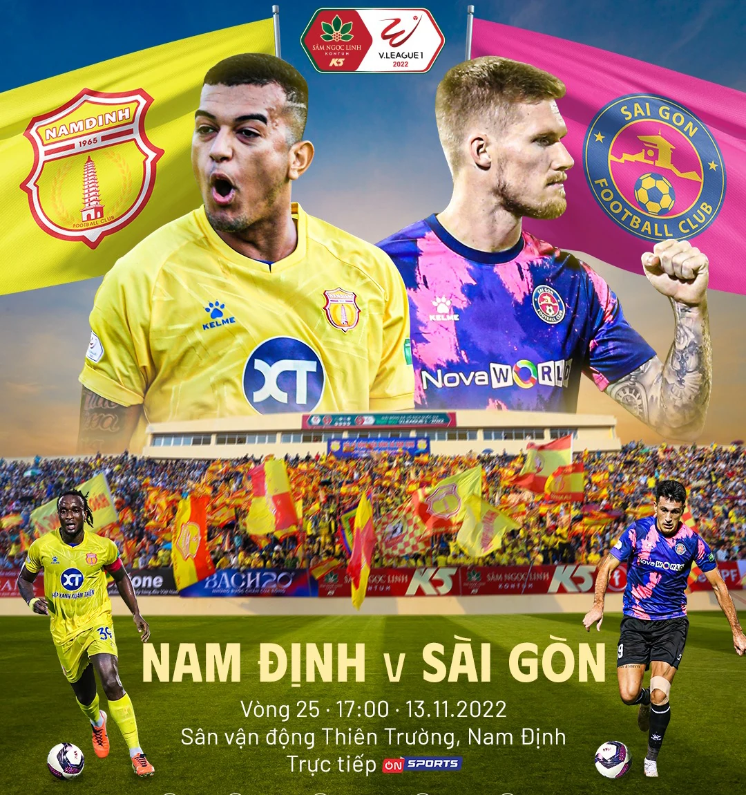Vòng 25 Night Wolf V.League 1 – 2022: “Nghẹt thở” và gay cấn cuộc đua trụ hạng