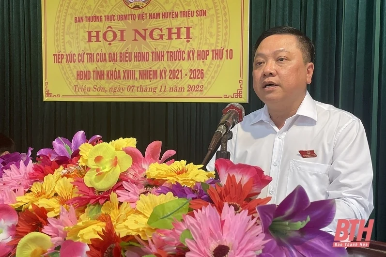 Cử tri huyện Triệu Sơn đề nghị nâng cấp, tôn tạo các di tích lịch sử trên địa bàn