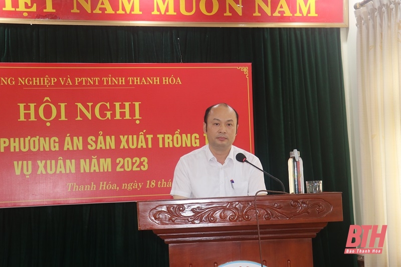 Vụ xuân 2023, ngành nông nghiệp Thanh Hóa phấn đấu tổng diện tích gieo trồng đạt 192.000 ha