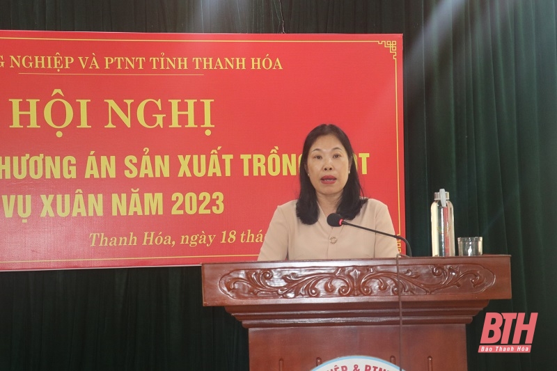 Vụ xuân 2023, ngành nông nghiệp Thanh Hóa phấn đấu tổng diện tích gieo trồng đạt 192.000 ha