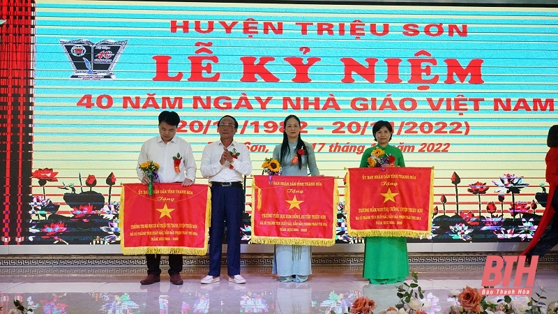 Huyện Triệu Sơn tổ chức kỷ niệm 40 năm ngày Nhà giáo Việt Nam (20-11-1982 - 20-11-2022)