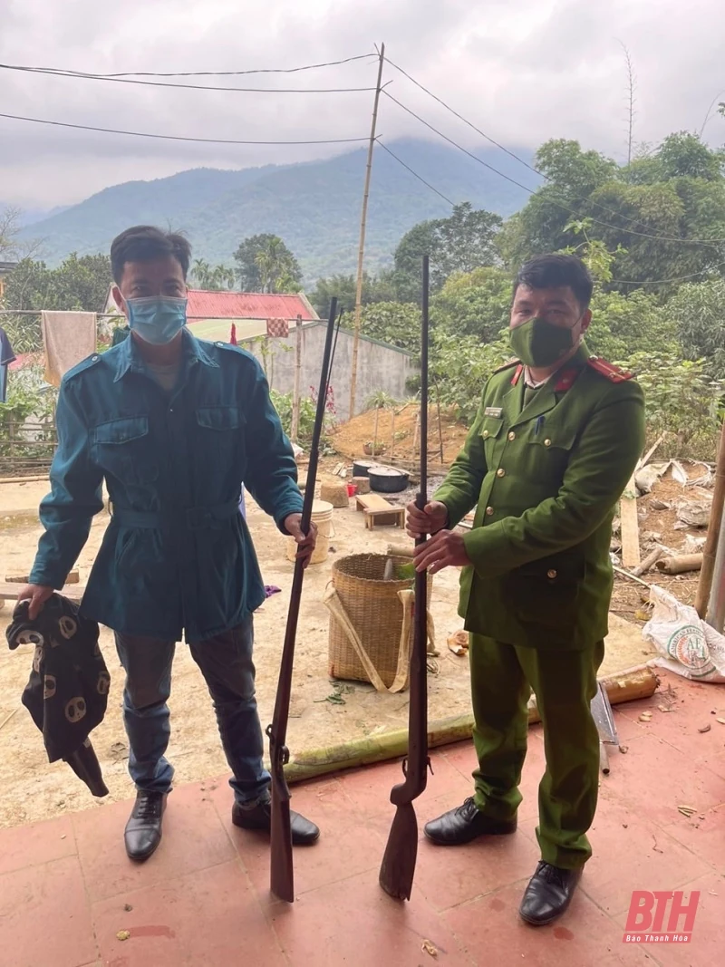 Vận động Nhân dân giao nộp 117 khẩu súng săn tự chế