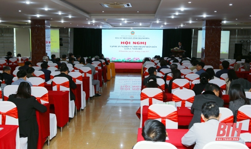 Tập huấn nghiệp vụ Hội thẩm Nhân dân năm 2022