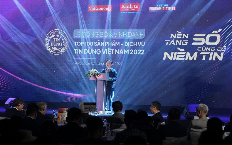 Công bố và vinh danh 100 sản phẩm, dịch vụ Tin Dùng Việt Nam 2022