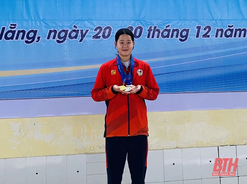 VĐV Phạm Thị Vân giành HCV thứ 19 cho đoàn thể thao Thanh Hóa tại Đại hội Thể thao toàn quốc lần thứ IX