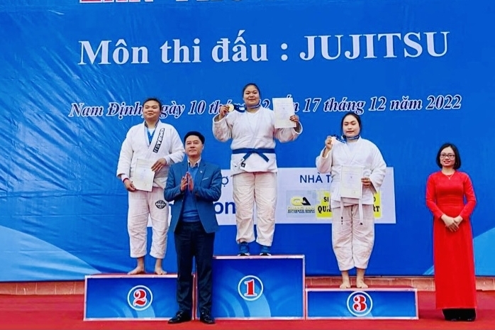 Jujitsu Thanh Hóa khởi đầu ấn tượng tại Đại hội Thể thao toàn quốc 2022