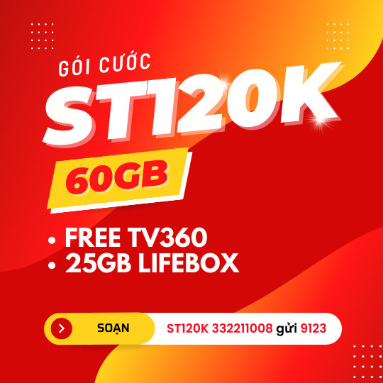 Gói ST90K Viettel có 30GB + Free Data lướt internet thả ga