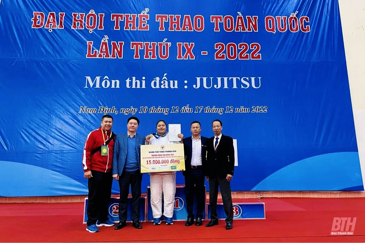 Jujitsu Thanh Hóa khởi đầu ấn tượng tại Đại hội Thể thao toàn quốc 2022