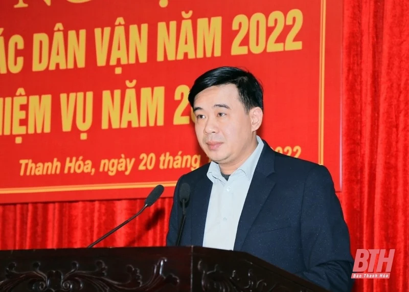 Hội nghị tổng kết công tác dân vận năm 2022, triển khai nhiệm vụ năm 2023