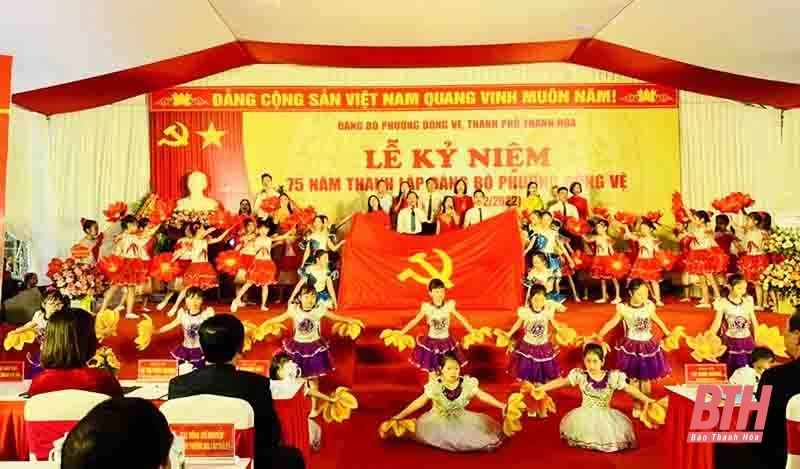 Kỷ niệm 75 năm thành lập Đảng bộ phường Đông Vệ