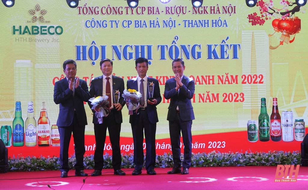 Năm 2022, Công ty CP Bia Hà Nội - Thanh Hóa nộp ngân sách Nhà nước gần 300 tỷ đồng 
