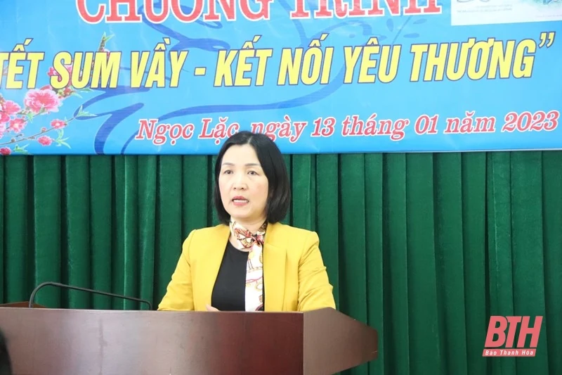 Chương trình “ Tết sum vầy - kết nối yêu thương” tại huyện Ngọc Lặc 