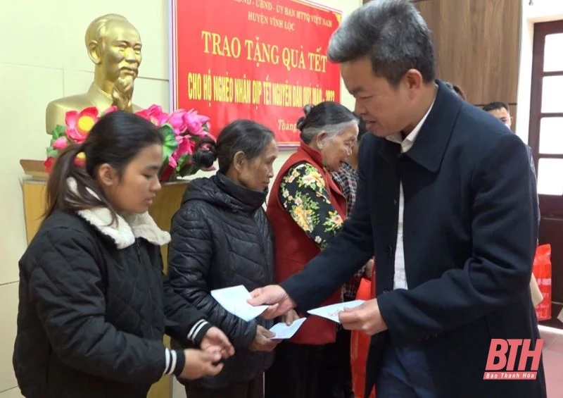 Huyện Vĩnh lộc quam tâm chăm lo Tết cho người nghèo, gia đình chính sách, người có công