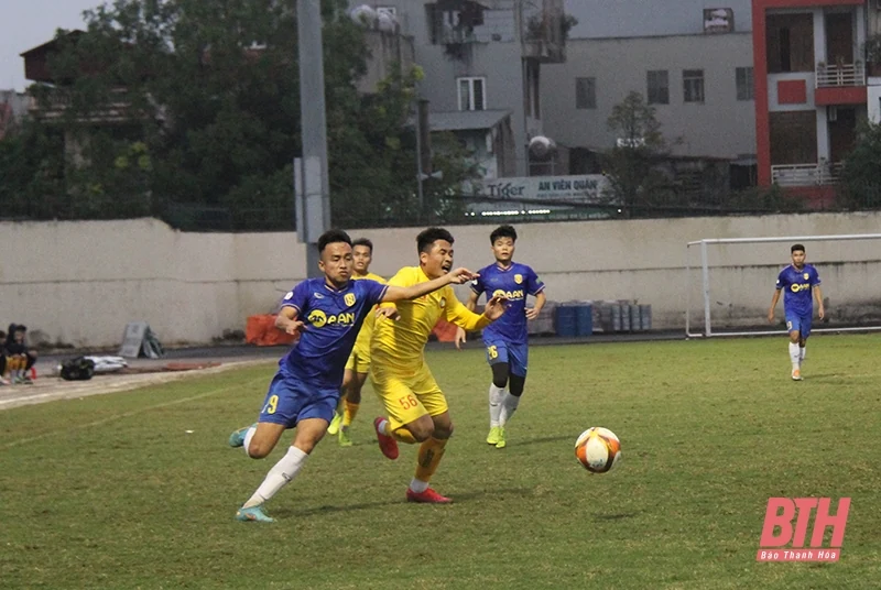 Sông Lam Nghệ An đánh bại chủ nhà Đông Á Thanh Hóa trong trận giao hữu