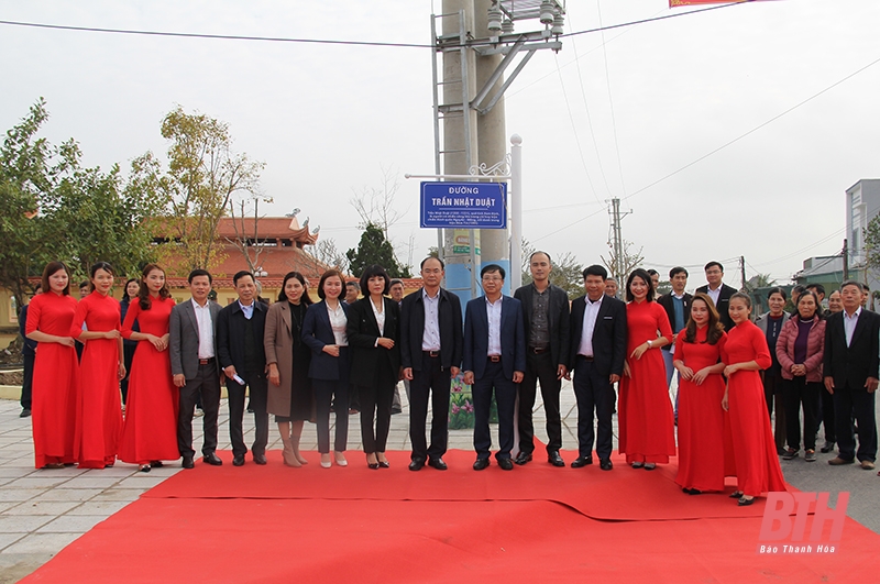 Công bố Nghị quyết của HĐND tỉnh về việc đặt tên đường, phố trên địa bàn thị trấn Tân Phong