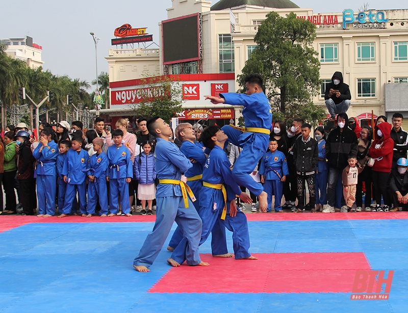 Tưng bừng Hội diễn các CLB Vovinam tỉnh Thanh Hóa lần thứ VIII 