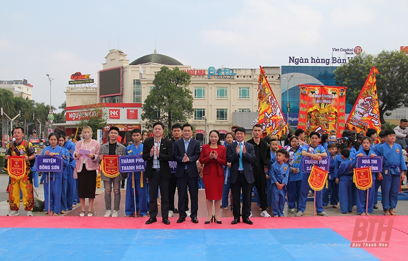 Tưng bừng Hội diễn các CLB Vovinam tỉnh Thanh Hóa lần thứ VIII 