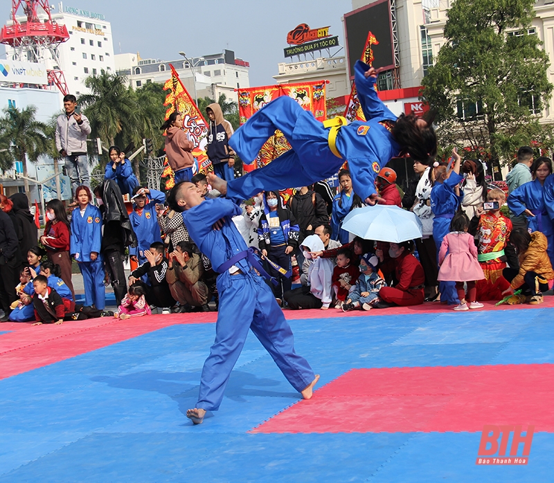 Tưng bừng Hội diễn các CLB Vovinam tỉnh Thanh Hóa lần thứ VIII 