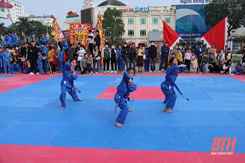 Tưng bừng Hội diễn các CLB Vovinam tỉnh Thanh Hóa lần thứ VIII 