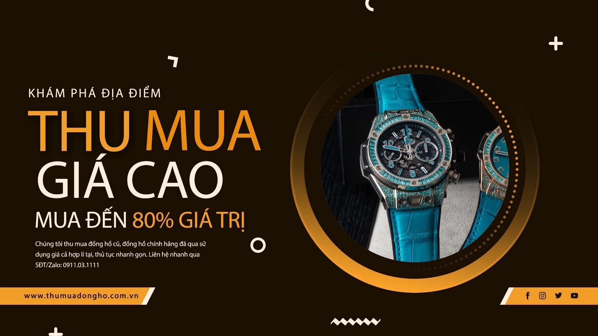 Thu mua đồng hồ cũ thương hiệu Hublot ở đâu giá cao nhất?
