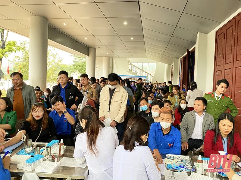 Như Xuân: Tiếp nhận 527 đơn vị máu tại Ngày hội hiến máu tình nguyện 2023