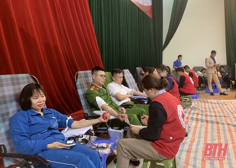 Như Xuân: Tiếp nhận 527 đơn vị máu tại Ngày hội hiến máu tình nguyện 2023