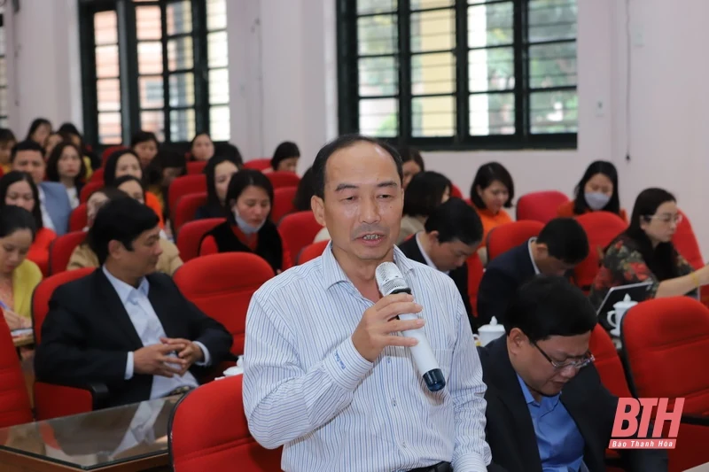 Bí thư Tỉnh ủy Đỗ Trọng Hưng làm việc với Trường Chính trị Thanh Hóa