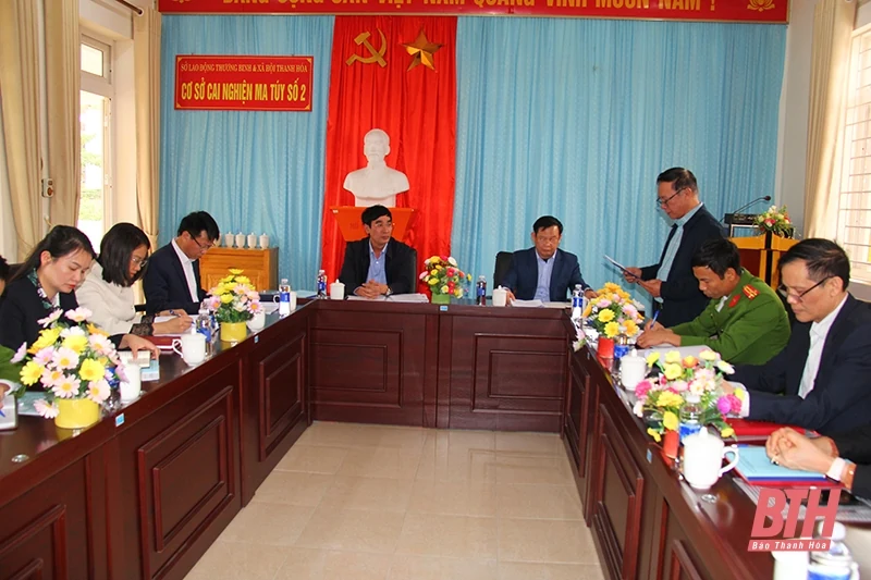 Ban Pháp chế HĐND tỉnh giám sát tại Cơ sở cai nghiện ma túy số 2