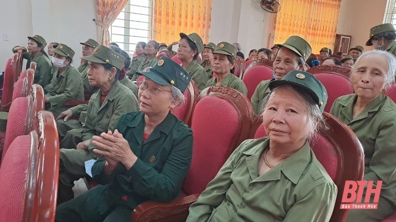 Đội 4210 huyện Hà Trung gặp mặt truyền thống kỷ niệm 50 năm thành lập