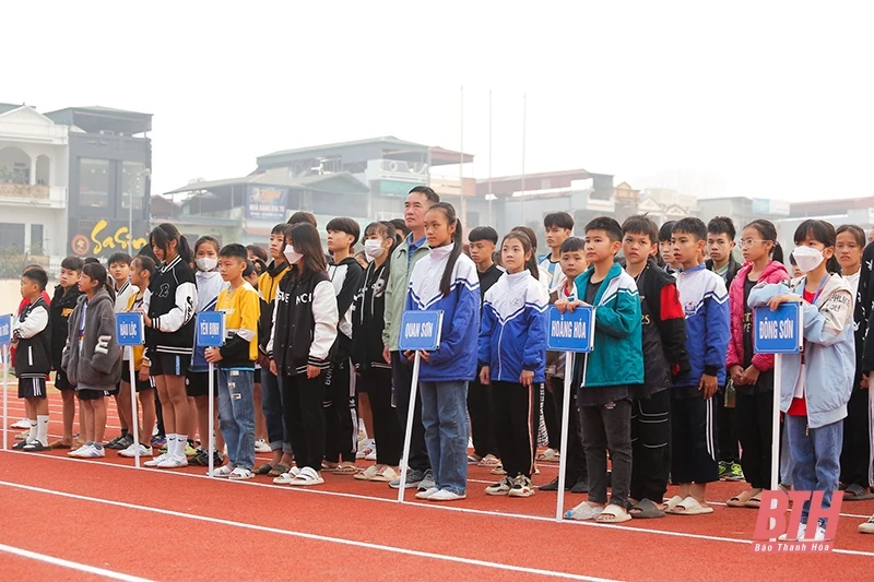 TP Thanh Hóa nhất toàn đoàn tại Giải thể thao học sinh TH&THCS toàn tỉnh năm học 2022-2023