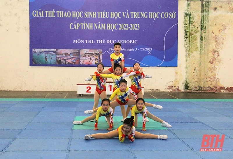 TP Thanh Hóa nhất toàn đoàn tại Giải thể thao học sinh TH&THCS toàn tỉnh năm học 2022-2023